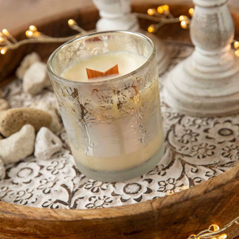 Κερί σόγιας frosted white